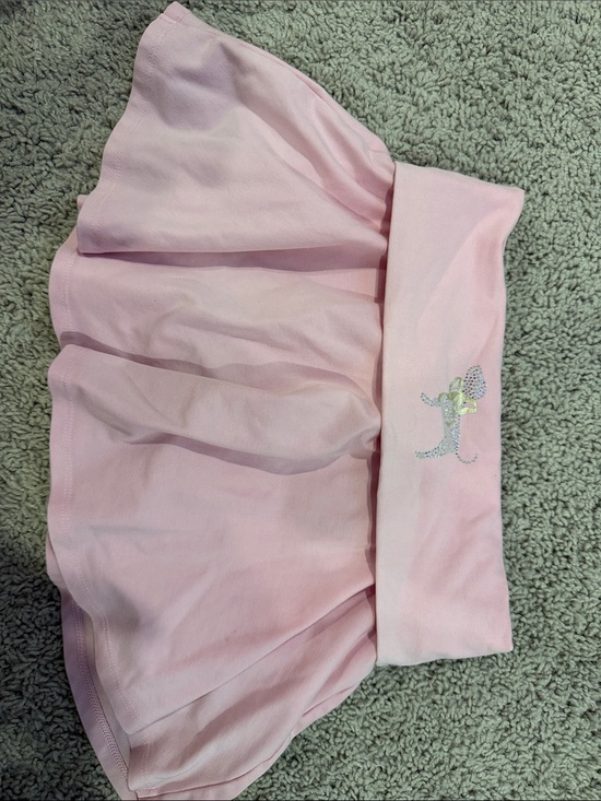 LoveShackFancy Pants - LoveShackFancy Pink Ruffled Skort
